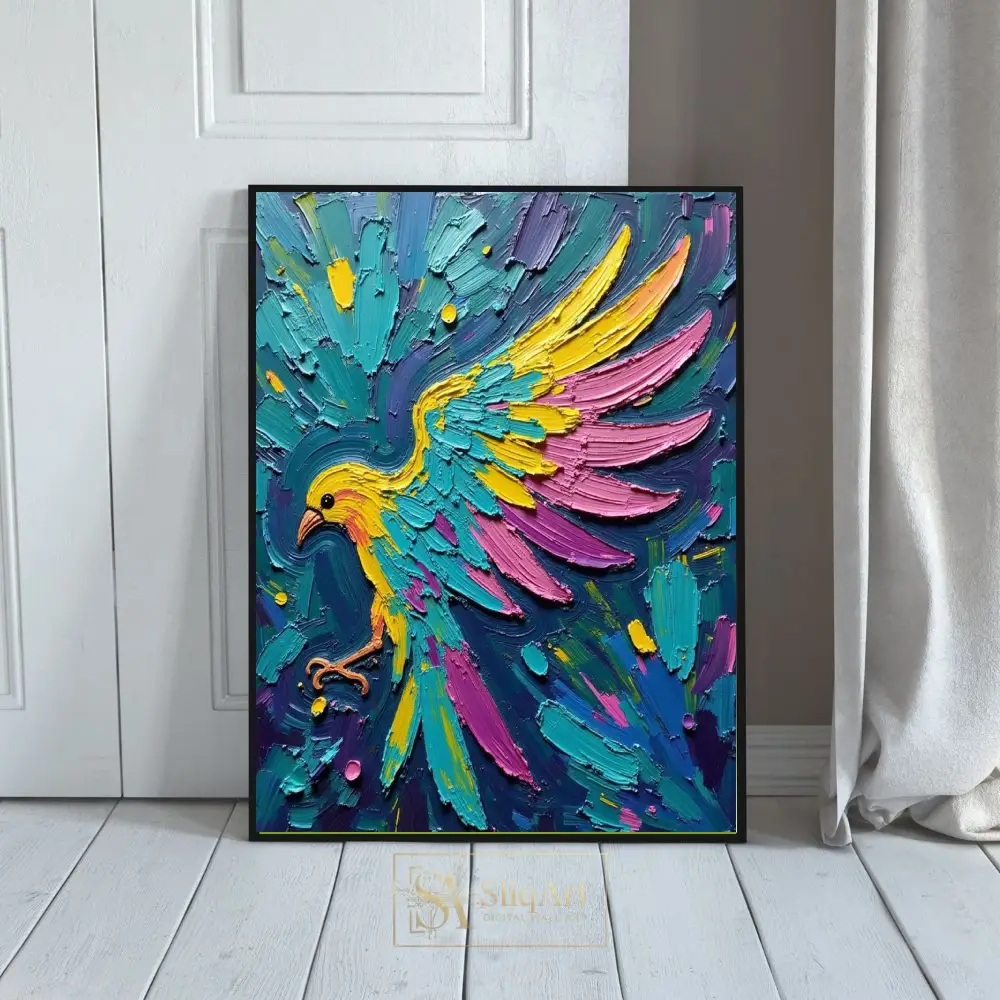 BRD-rainbow-parrot-art-341-01 BRD rainbow parrot art 341