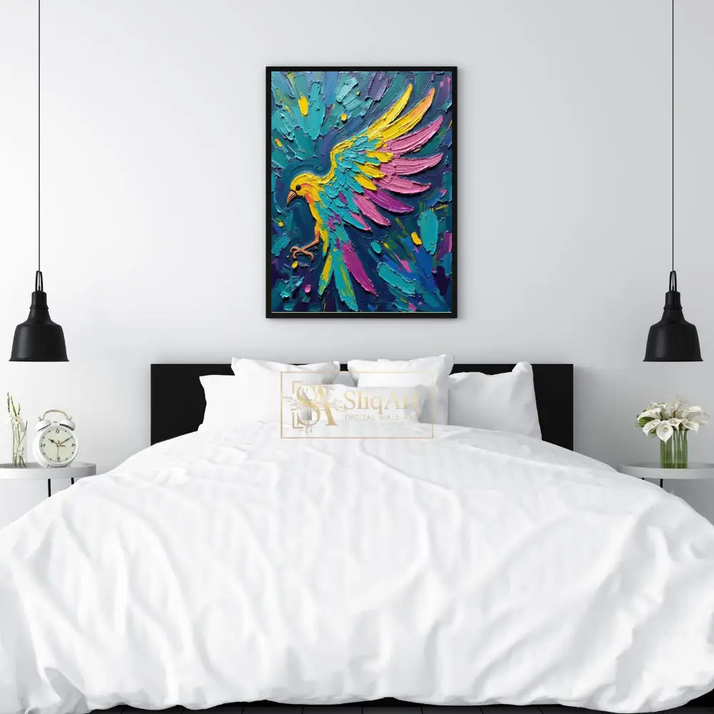 BRD-rainbow-parrot-art-341-02 BRD rainbow parrot art 341