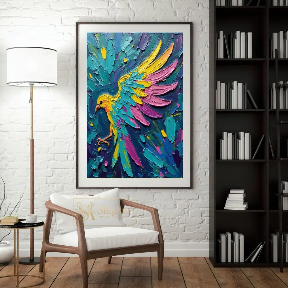 BRD-rainbow-parrot-art-341-04 BRD rainbow parrot art 341