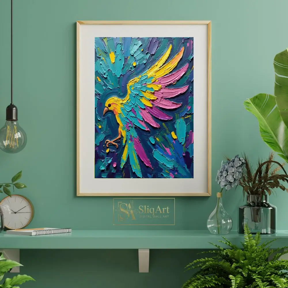 BRD-rainbow-parrot-art-341-06 BRD rainbow parrot art 341