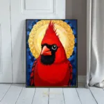 BRD red cardinal art print 343