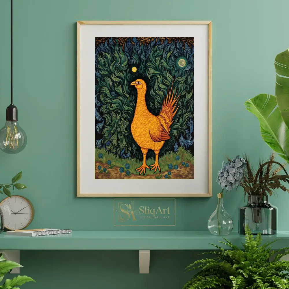 BRD-rooster-in-forest-349-06 BRD rooster in forest 349