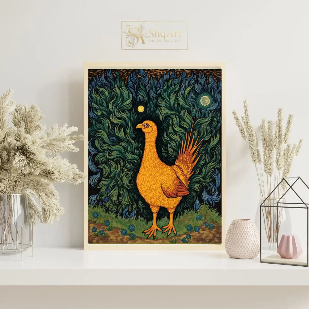 BRD-rooster-in-forest-349-07 BRD rooster in forest 349