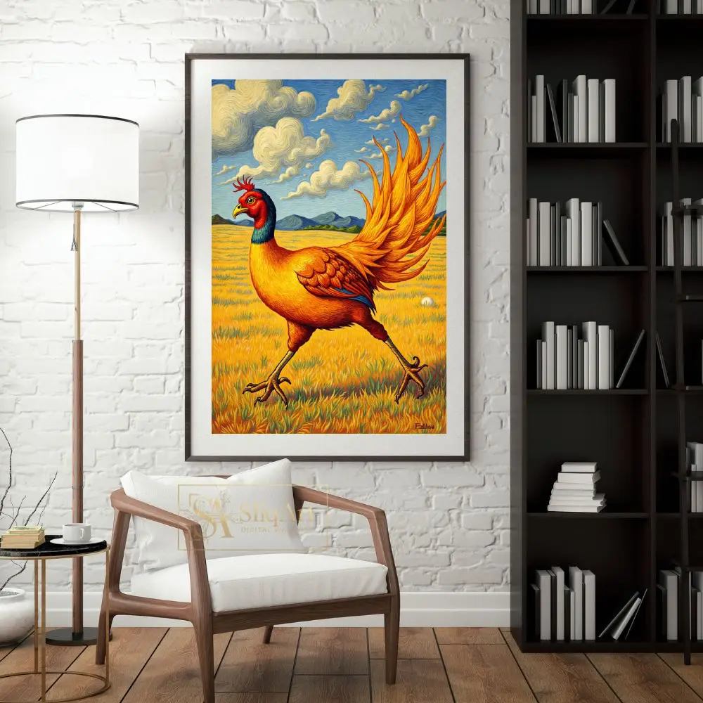 BRD-rooster-running-in-field-351-04 BRD rooster running in field 351