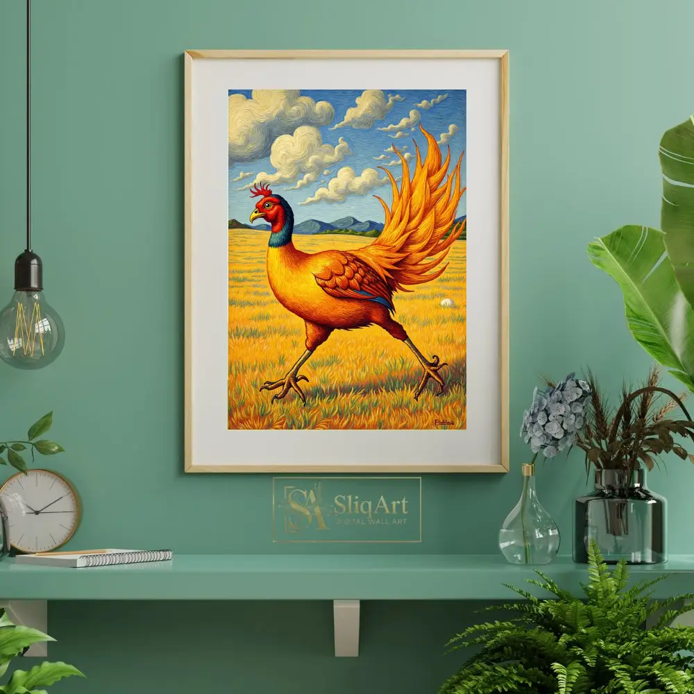 BRD-rooster-running-in-field-351-06 BRD rooster running in field 351