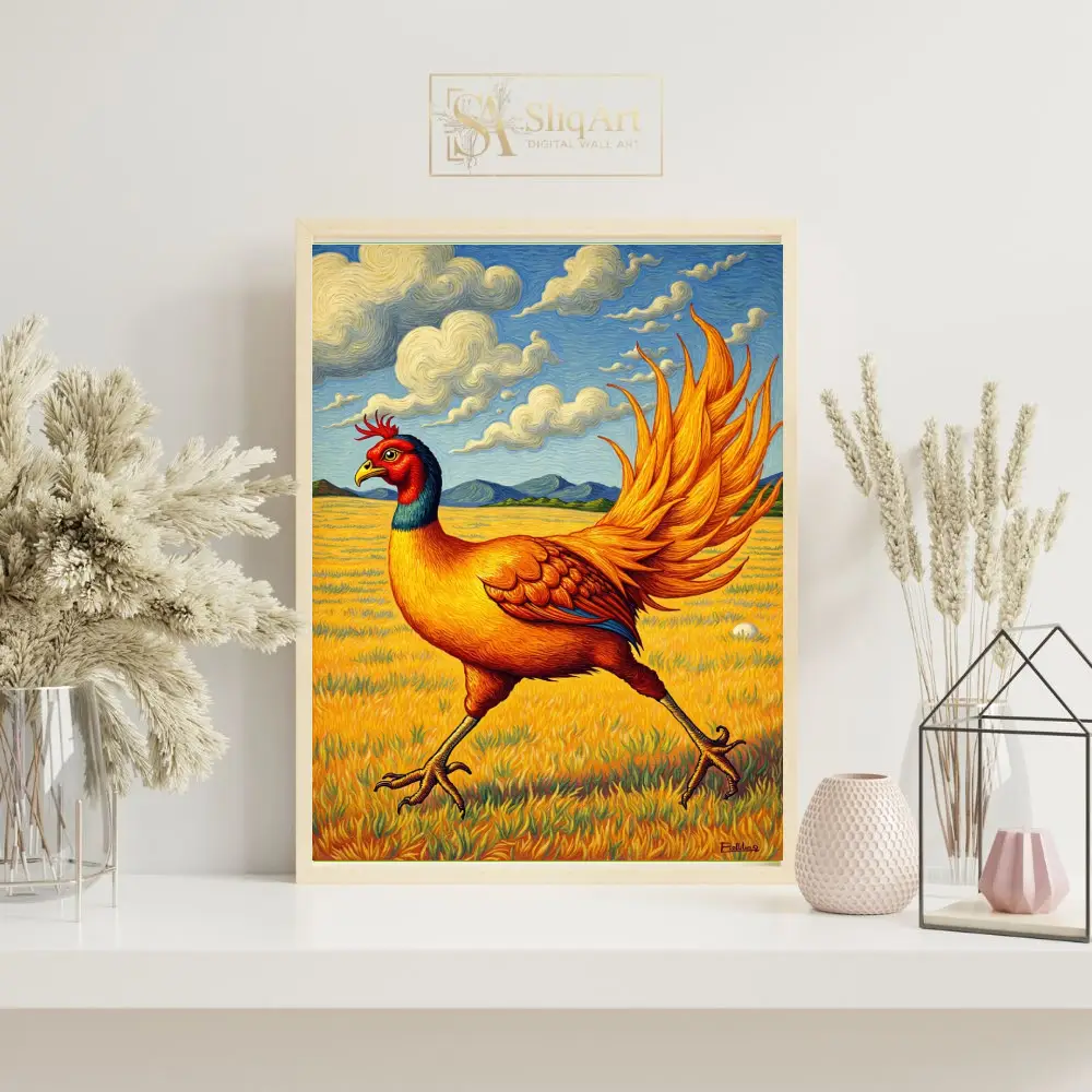 BRD-rooster-running-in-field-351-07 BRD rooster running in field 351