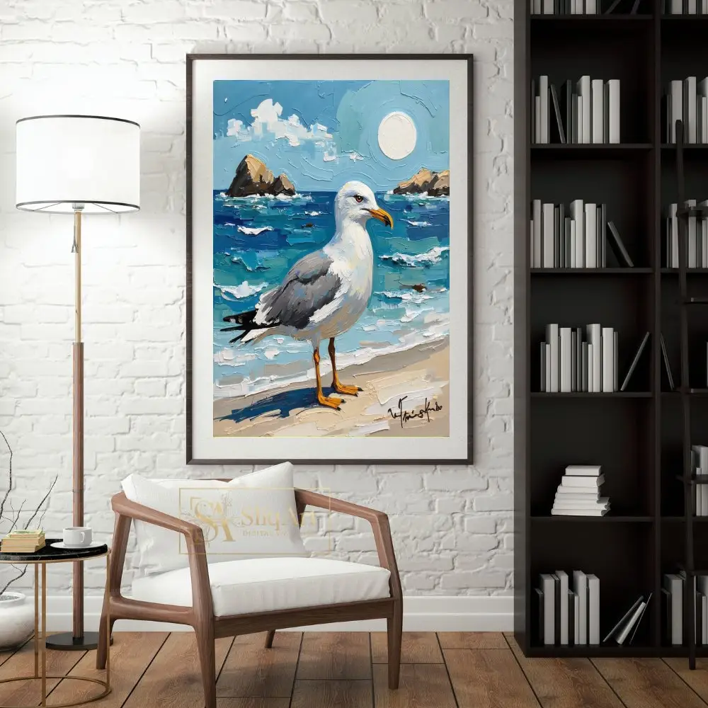 BRD-seagull-beach-sunset-painting-353-04 BRD seagull beach sunset painting 353