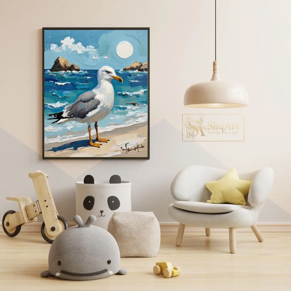 BRD-seagull-beach-sunset-painting-353-05 BRD seagull beach sunset painting 353