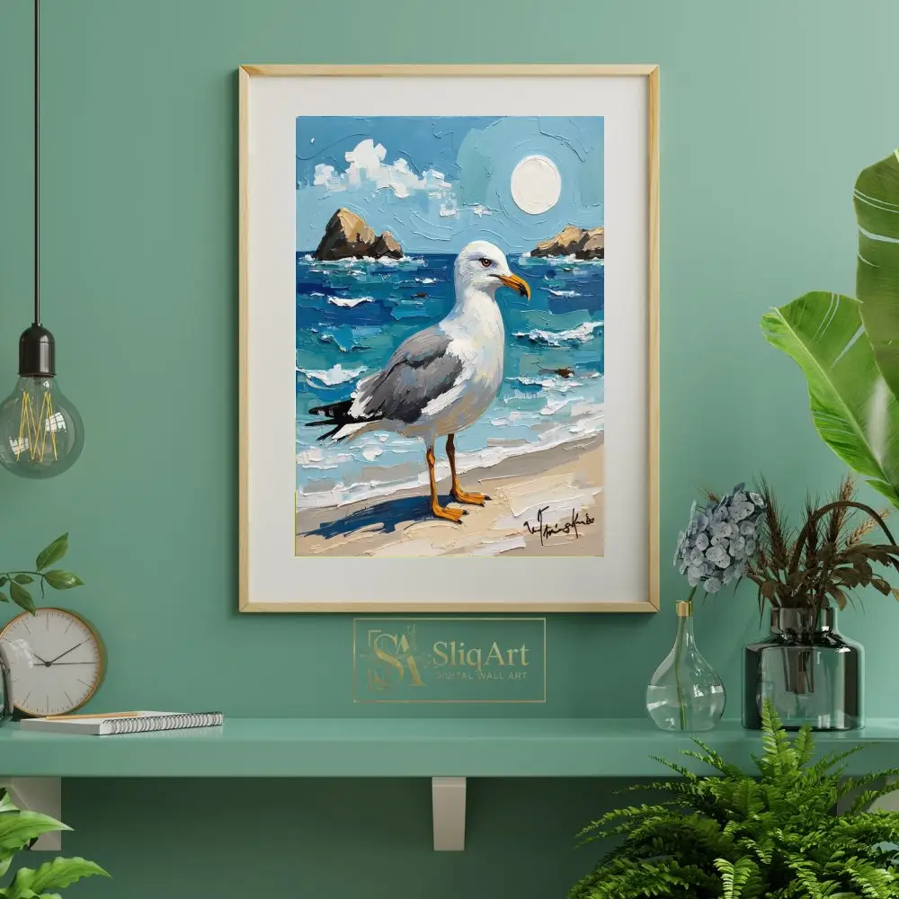 BRD-seagull-beach-sunset-painting-353-06 BRD seagull beach sunset painting 353