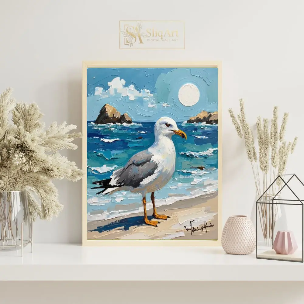 BRD-seagull-beach-sunset-painting-353-07 BRD seagull beach sunset painting 353
