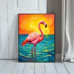 BRD sunset flamingo 370