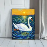 BRD swan in the sea 375