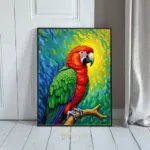 BRD vibrant parrot portrait 388