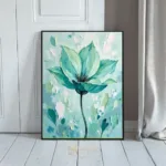 FLO blue flower illustration 024