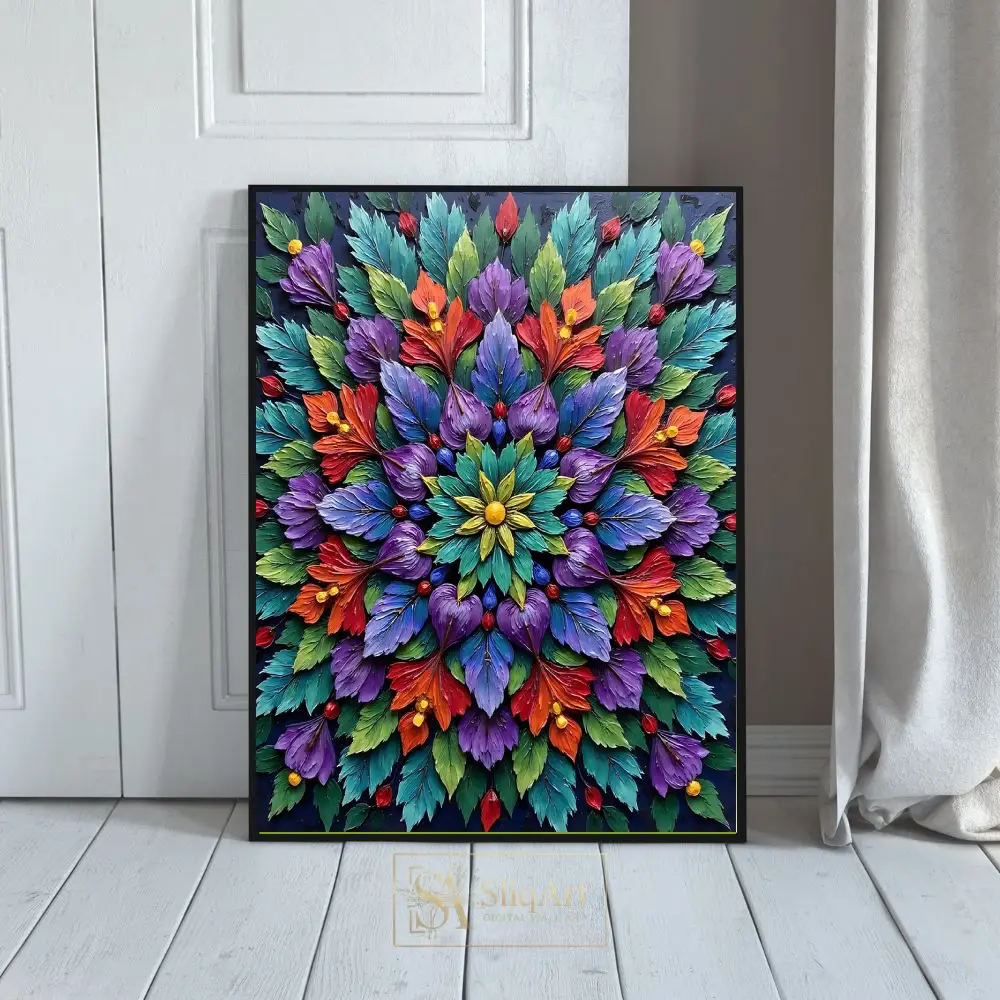 Dreamy Bear in Lavender Field Wall Art - Pastel Sunset Canvas Print