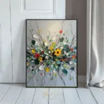 FLO colorful floral abstract 031