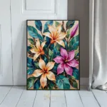 FLO colorful floral embroidery 035