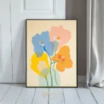 FLO colorful flower art 1 042