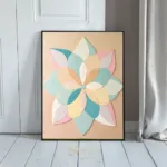 FLO colorful flower wall hanging 065