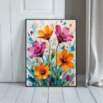FLO colorful flowers print 062
