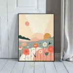 FLO colorful sunflower field landscape 068