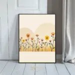 FLO field of flowers illustration 079