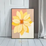 FLO flower painting art piece 124