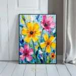 FLO flowery painting vibrant colors 144