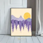 FLO grapes and mountains at sunset 147