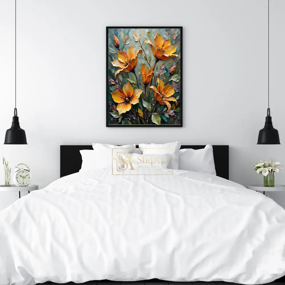 FLO-orange-flower-canvas-164-02 FLO orange flower canvas 164