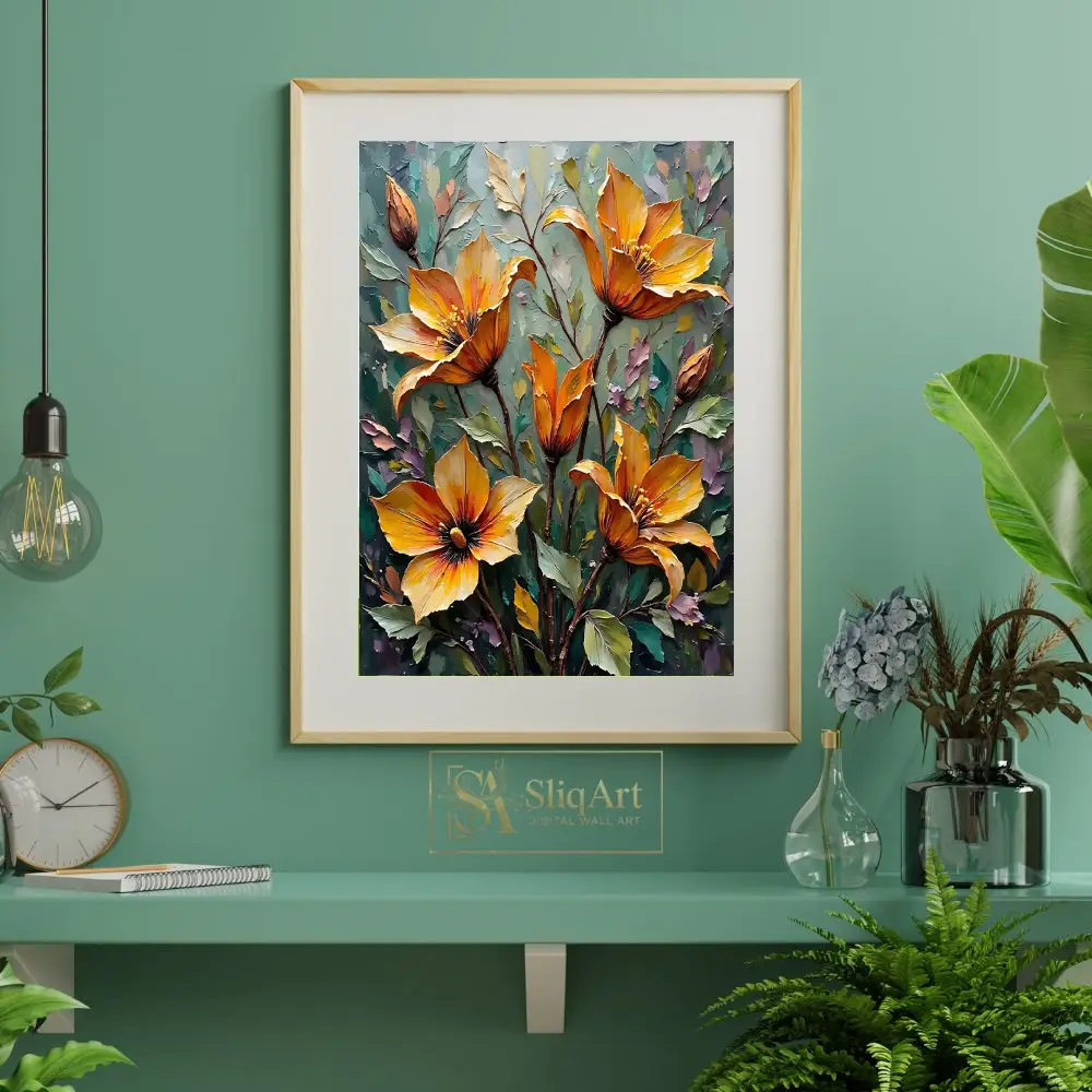 FLO-orange-flower-canvas-164-06 FLO orange flower canvas 164