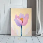 FLO pink flower illustration 172