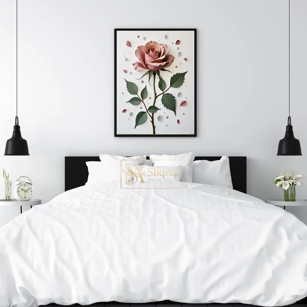 FLO-pink-rose-and-leaves-181-02 FLO pink rose and leaves 181