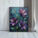 FLO purple and green flowers 193