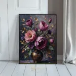 FLO purple bouquet in vase 194