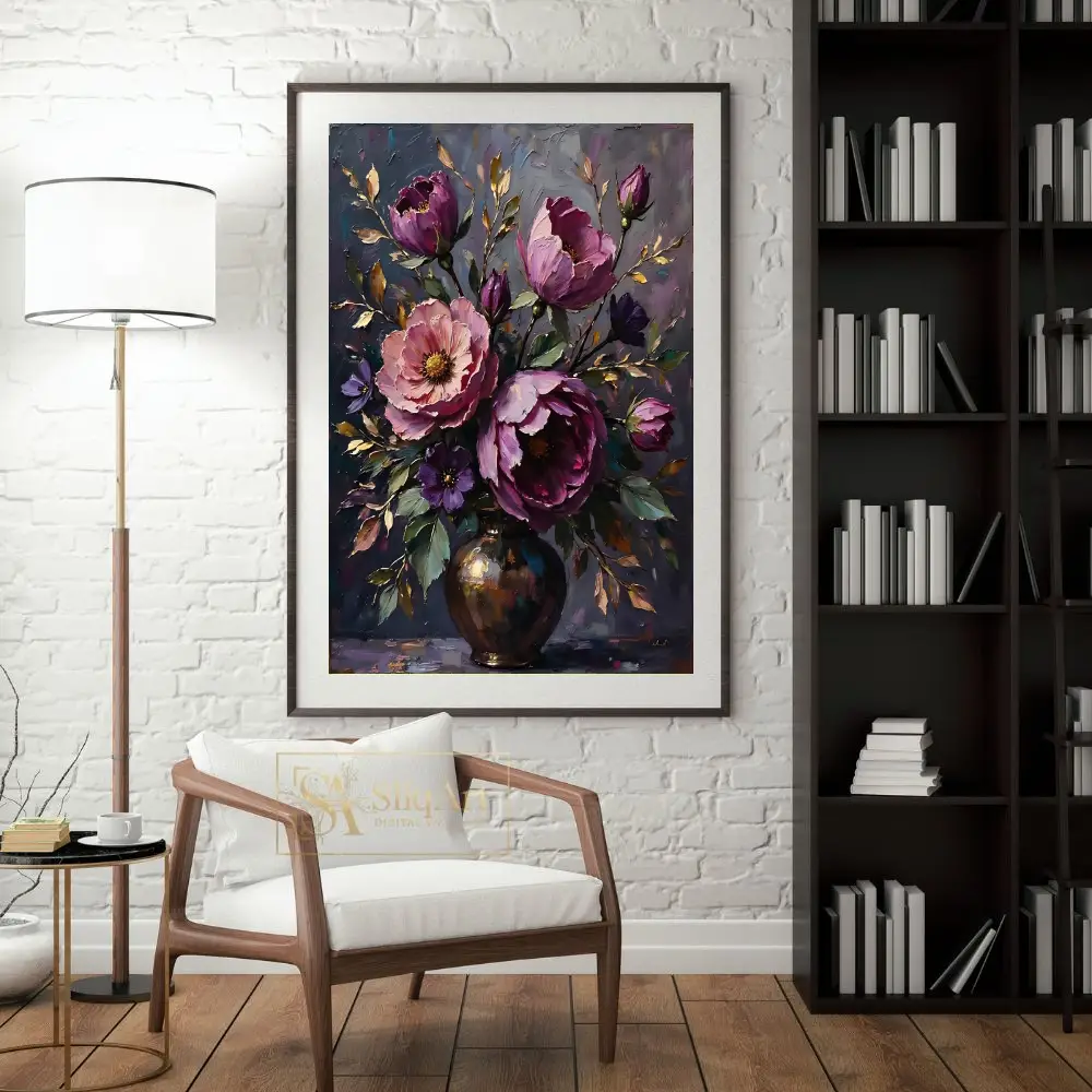 FLO-purple-bouquet-in-vase-194-04 FLO purple bouquet in vase 194