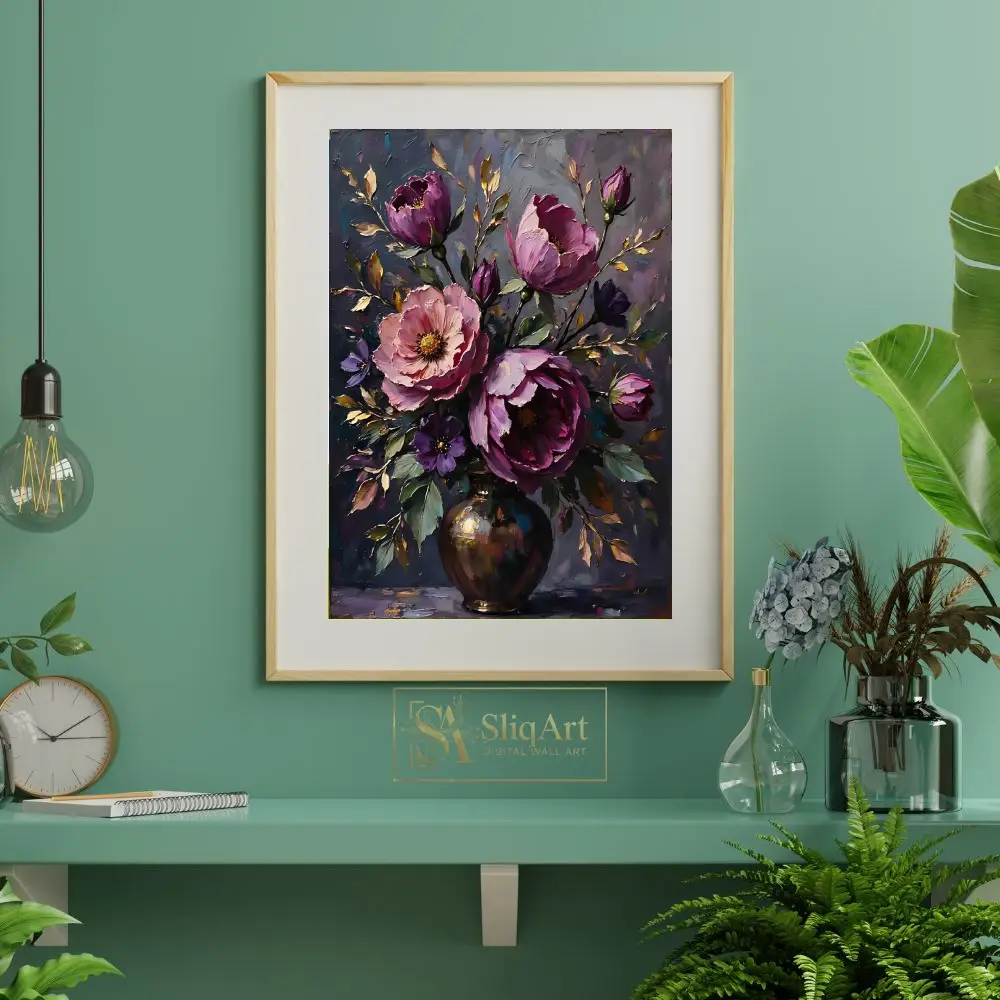 FLO-purple-bouquet-in-vase-194-06 FLO purple bouquet in vase 194