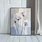 FLO purple flowers in vase 205