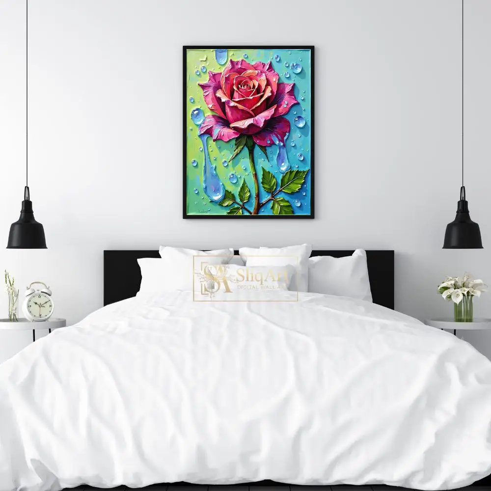 FLO-rose-with-drops-of-water-230-02 FLO rose with drops of water 230