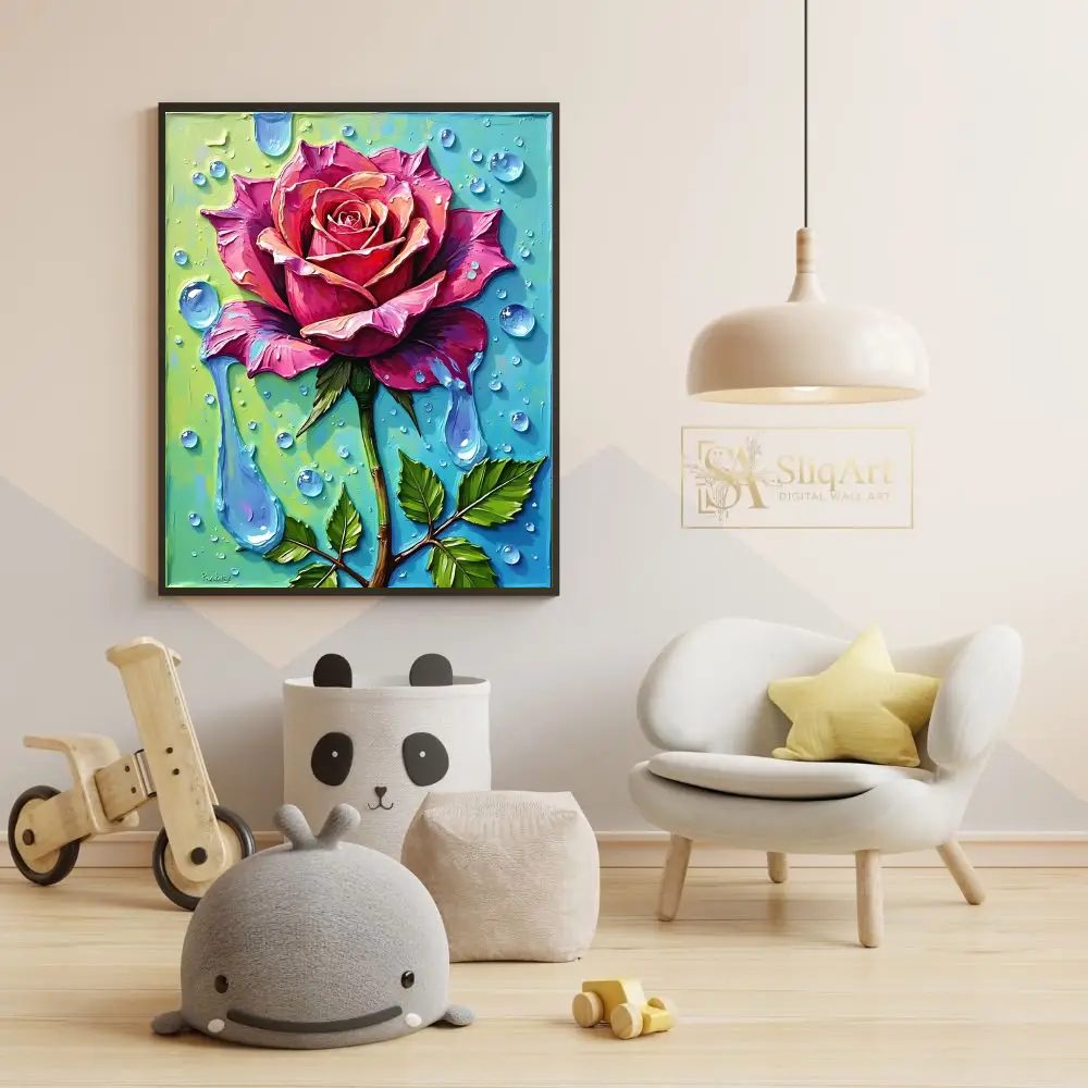 FLO-rose-with-drops-of-water-230-05 FLO rose with drops of water 230