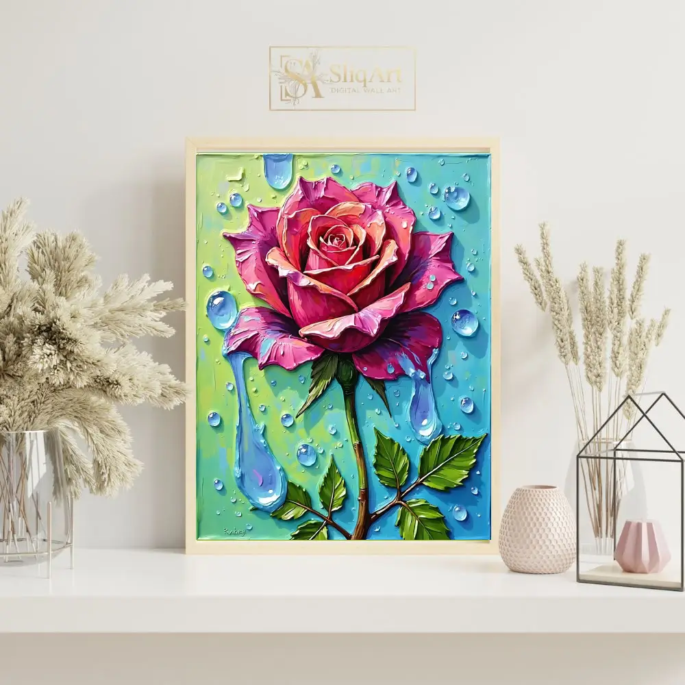 FLO-rose-with-drops-of-water-230-07 FLO rose with drops of water 230