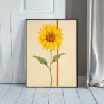 FLO sunflower illustration 248