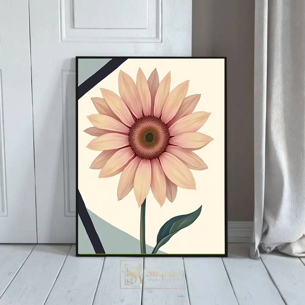 Celestial Bloom: Orange Lily Starry Night Wall Art