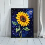 FLO sunflower under the night sky 273