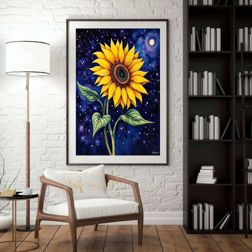 FLO-sunflower-under-the-night-sky-273-04 FLO sunflower under the night sky 273