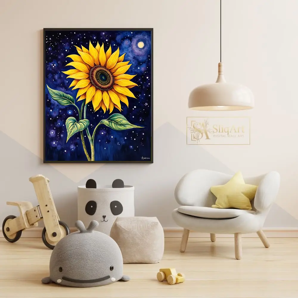 FLO-sunflower-under-the-night-sky-273-05 FLO sunflower under the night sky 273