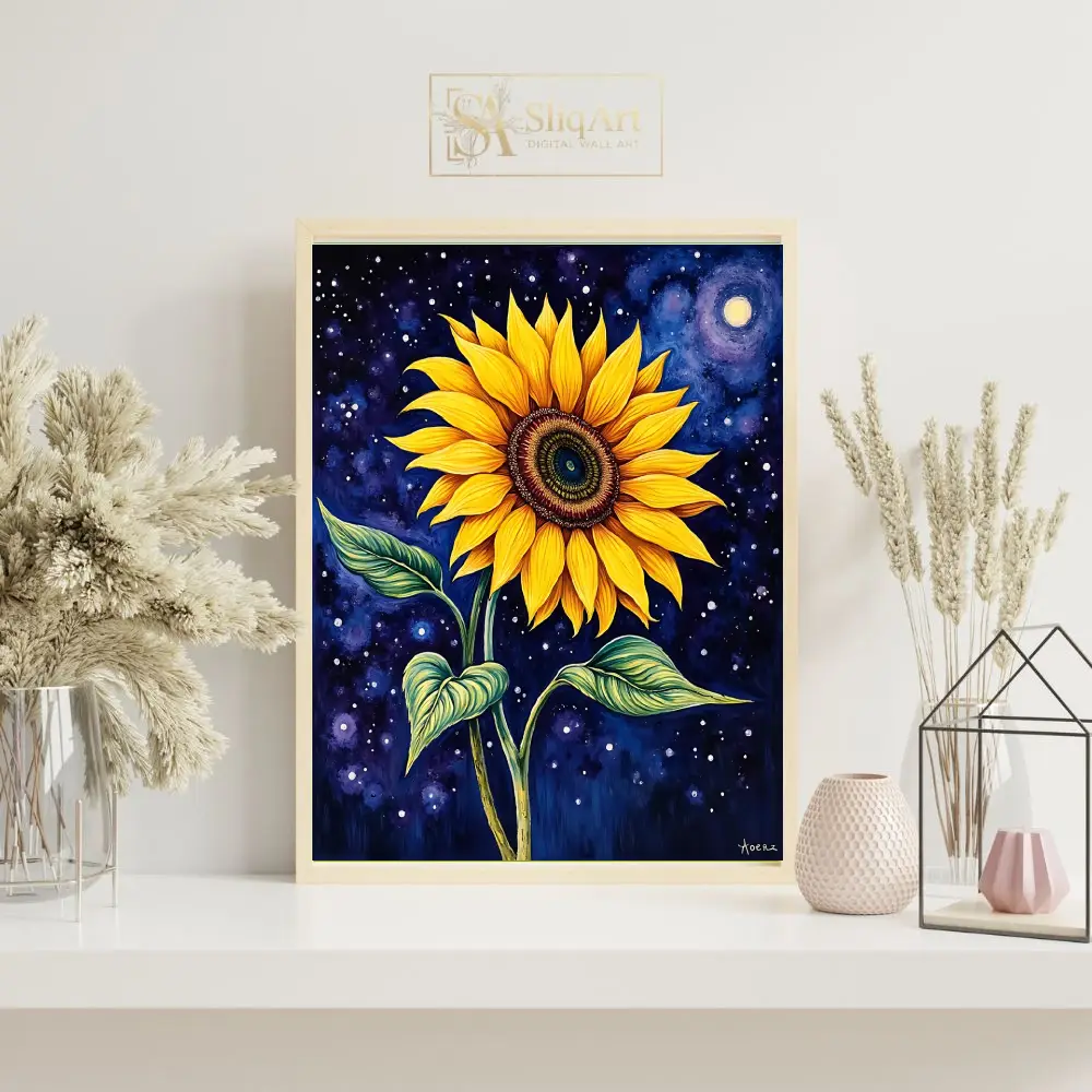 FLO-sunflower-under-the-night-sky-273-07 FLO sunflower under the night sky 273