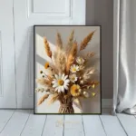 FLO sunflower wreath display 279