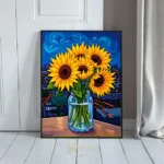 FLO sunflowers in vase 263