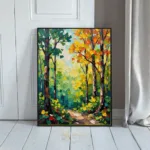 LAN autumn forest path 005